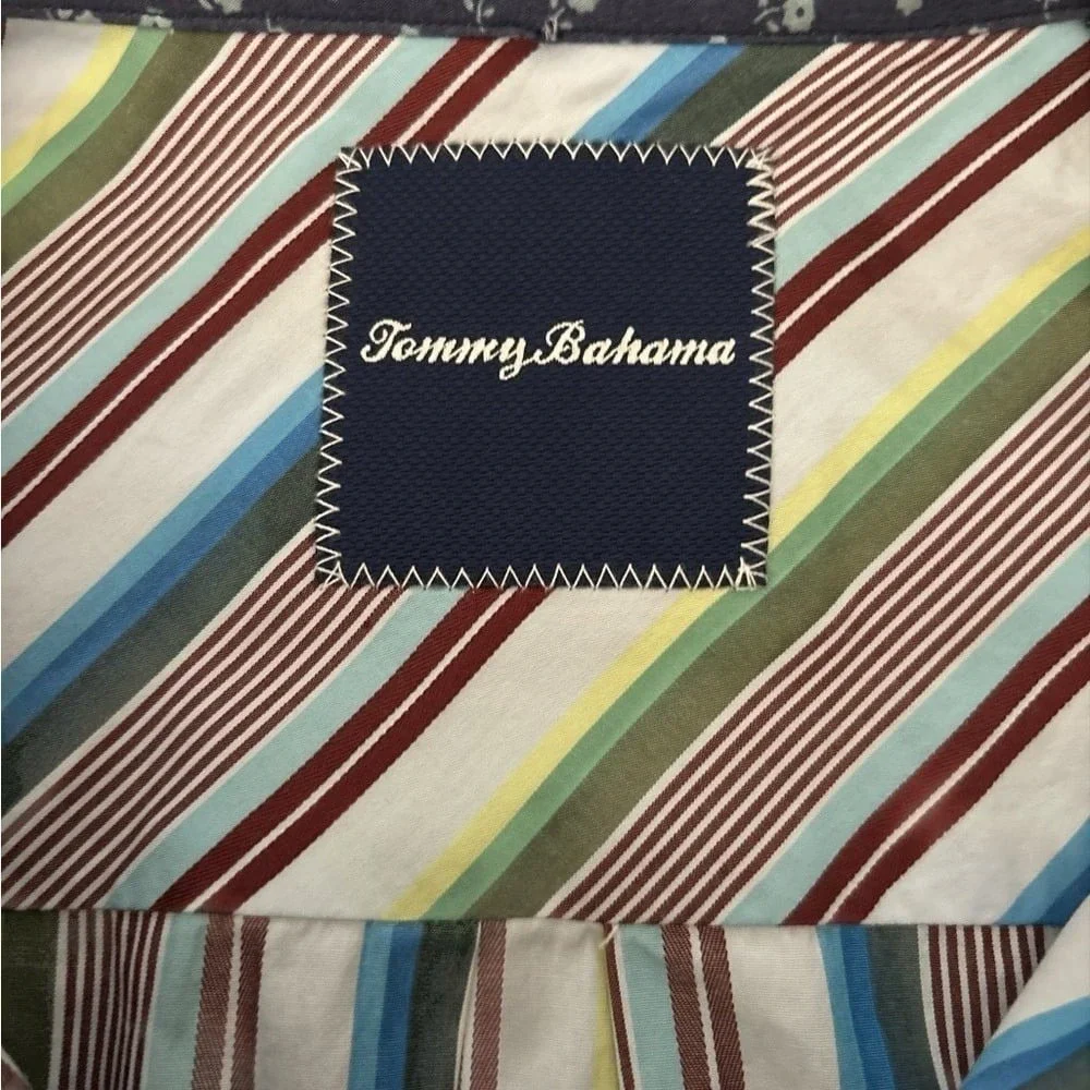 Tommy Bahama Men's Striped Long Sleeve Button Down Shirt XXL 2XL Extra Large - Picture 3 of 8